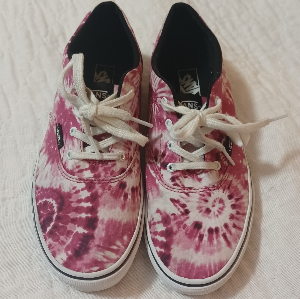 Vans Pink Tie Dye Shoes